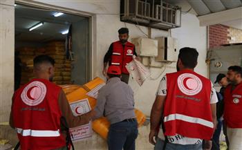   العراق: إرسال دفعة رابعة من المواد الطبية للهلال الأحمر الفلسطيني