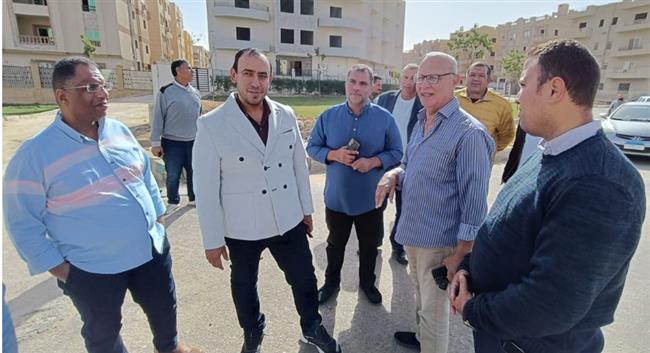 رئيس جهاز الشروق يتابع أعمال تأهيل أعمدة الإنارة المتقدمة بغرب المدينة 