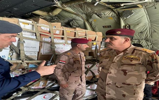 العراق يعلن إرسال 20 طنا من المساعدات الإنسانية والطبية إلى قطاع غزة