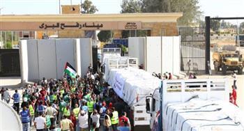 الهلال الأحمر الفلسطيني يشيد بالجهود المصرية في تسيير المساعدات الإنسانية إلى غزة