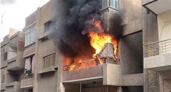 إخماد حريق داخل شقة سكنية في بولاق الدكرور