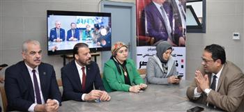 حملة المرشح الرئاسى عبد الفتاح السيسي تستقبل وفد مديرية التعليم  بالغربية 