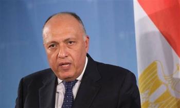   وزير الخارجية: مصر تكثف جهودها للتوصل إلى وقف إطلاق نار دائم في قطاع غزة