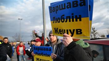   تصاعد الاحتجاجات على الحدود البولندية الأوكرانية