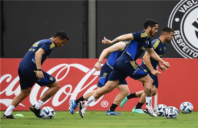 بوكا جونيورز يتدرب للمرة الأولى في البرازيل