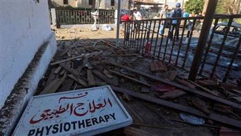   طائرات الاحتلال تقصف محيط مجمع الشفاء الطبي في مدينة غزة