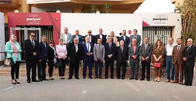 الحملة الرسمية للمرشح الرئاسي عبد الفتاح السيسي تستقبل الاتحاد المصري لجميعات ومؤسسات المستثمرين