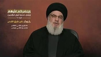   حسن نصرالله: عمليات حزب الله في جنوب لبنان "أقلقت" قادة الاحتلال وأمريكا