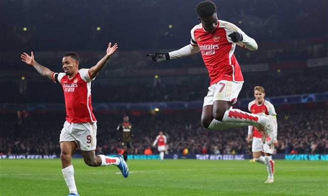 أرسنال يكتسح لانس الفرنسي 6-0 ويتأهل لدور الـ16 بدوري أبطال أوروبا