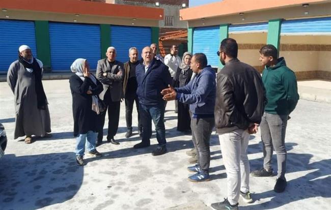 نائب محافظ الجيزة يتفقد مشروعات المبادرة الرئاسية " حياة كريمة " بمركز الصف 