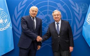   أبوالغيط يبحث تطورات الوضع في غزة مع سكرتير عام الأمم المتحدة