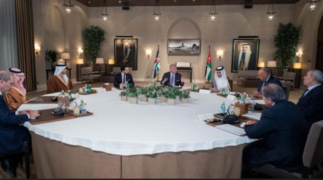 العاهل الأردني يؤكد ضرورة مواصلة التنسيق العربي للحديث بصوت واحد مع المجتمع الدولي بشأن غزة