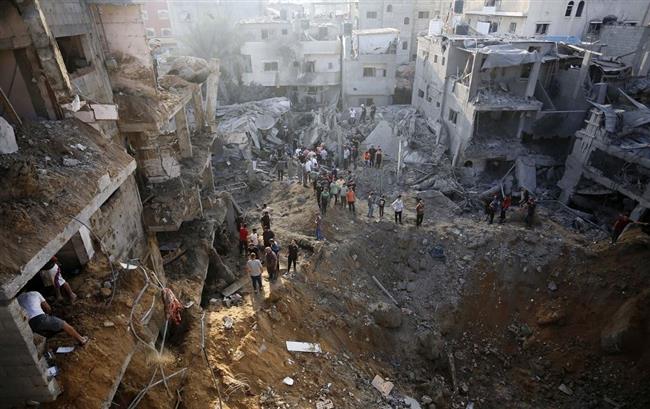 استشهاد 7 فلسطينيين جراء قصف إسرائيلي استهدف منزلا بمخيم "جباليا" شمال قطاع غزة