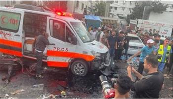   شهداء ومصابون جراء استهداف الاحتلال نازحين أمام مستشفى النصر بغزة