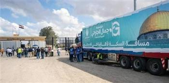 عضو التحالف الوطنى يكشف تجهيزات الدفعة الثانية من شاحنات المساعدات لـ غزة