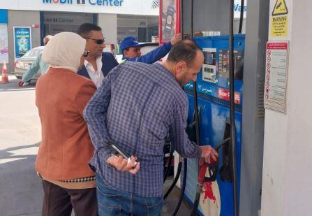 سكرتير عام مساعد محافظة الإسكندرية تقود حملة مكبرة على عدد من محطات الوقود