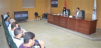 نائب محافظ بني سويف يعقد اجتماعا لبحث مشاركة المراكز التكنولوجية في جائزة التميز الحكومي