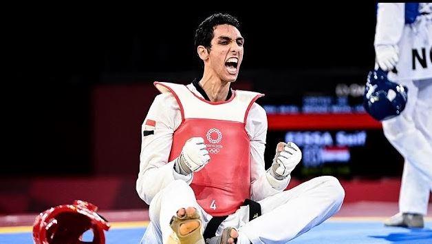 الأولمبية تهنئ اتحاد التايكوندو بتأهل سيف عيسى لـ باريس 2024