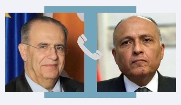 وزير الخارجية يتلقى اتصالات هاتفية من وزراء خارجية قبرص والنرويج وأيرلندا