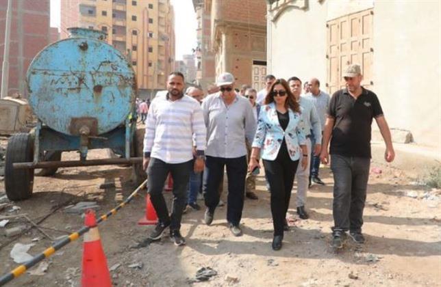 محافظ دمياط تتابع الموقف التنفيذى لمشروع محطة رفع صرف صحي شط جريبة