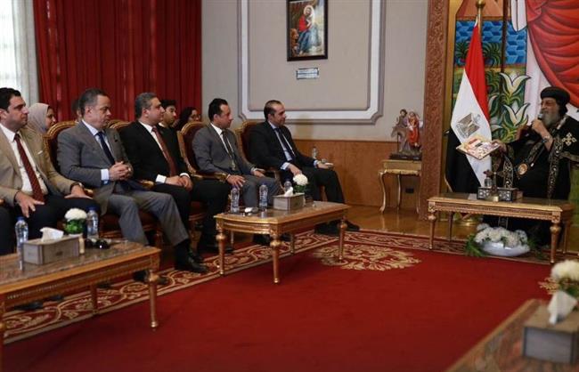 حملة الرئيس السيسي تزور الكنيسة القبطية الأرثوذكسية وتلتقي بقداسة البابا تواضروس الثاني