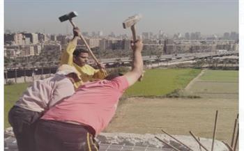  الجيزة تزيل مخالفات بناء بعقار بشارع اللبيني بحى الهرم