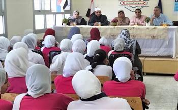 ندوة تثقيفية بمدرسة ناصر الإعدادية بنات بـ شبراخيت للتعريف بقانون الطفل 