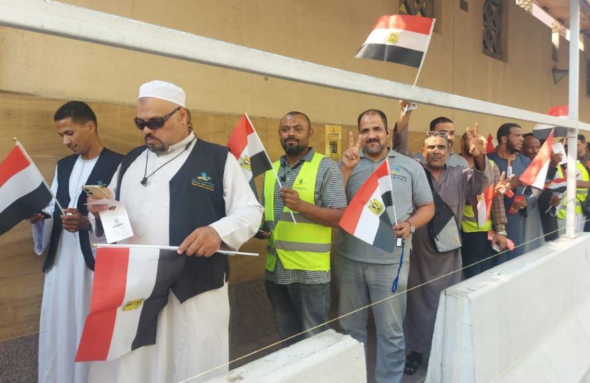 الانتخابات الرئاسية.. إقبال كثيف من المصريين بالخارج على لجان الاقتراع في السعودية