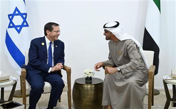 رئيس إسرائيل خلال زيارة لدولة الامارات يطالب الشيخ محمد بن زايد بالمساعدة في تحرير الرهائن الاسرائيليين