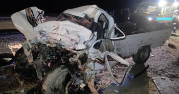   مصرع وإصابة 7 أشخاص في حادث تصادم جنوب أسوان