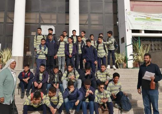 "ضمن مبادرة اتحضر للأخضر" جامعة القناة تنشر الوعي البيئي بين طلاب المدارس بالإسماعيلية