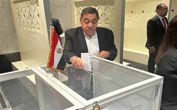   الانتخابات الرئاسية.. المستشار عبدالمجيد محمود يدلي بصوته ويحث المصريين على المشاركة