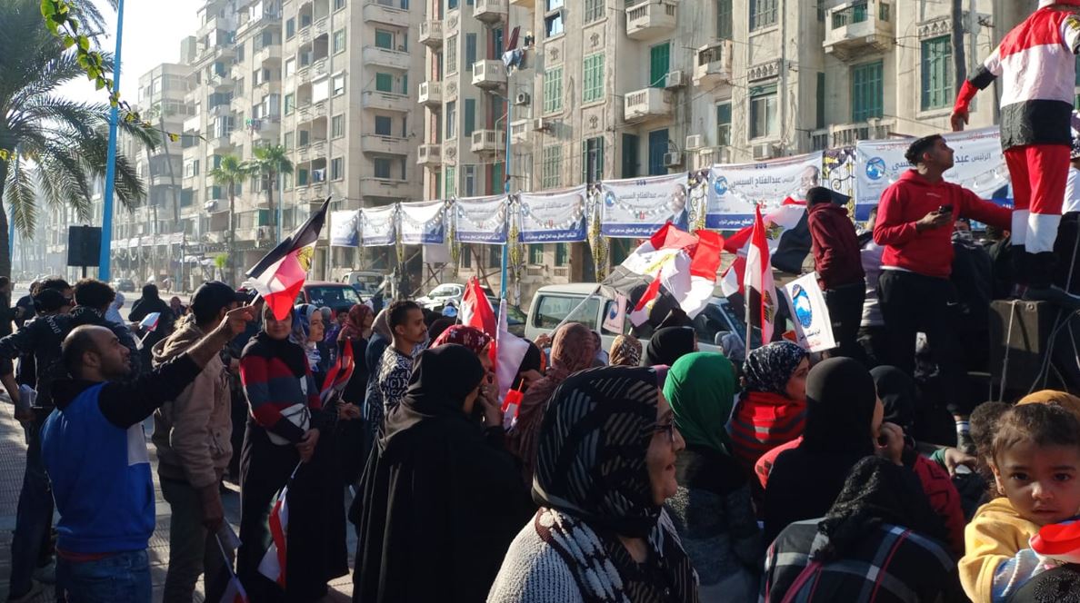 الانتخابات الرئاسية.. مسيرات للتوعية بالمشاركة تجوب الإسكندرية قبل فتح صناديق الاقتراع