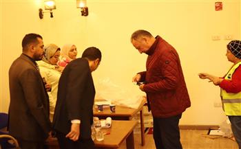   محمود الخطيب يدلي بصوته في الانتخابات الرئاسية