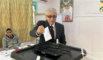   رئيس نادي قضاة الإسكندرية يدلي بصوته في الانتخابات الرئاسية