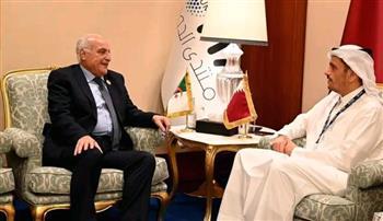 وزيرا خارجية الجزائر وقطر يبحثان تطورات الأوضاع بقطاع غزة