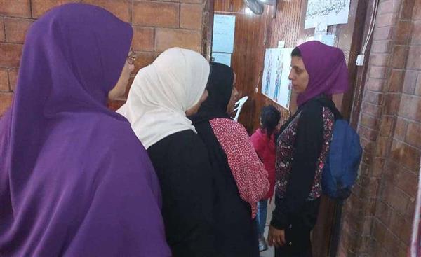 في اليوم الثاني للانتخابات الرئاسية.. توافد الناخبات بمركز شباب الأنفوشي بالإسكندربة
