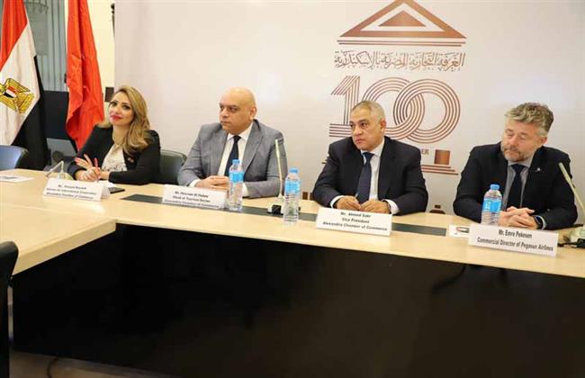 "غرفة الإسكندرية" تستقبل الملحق التجاري التركي
