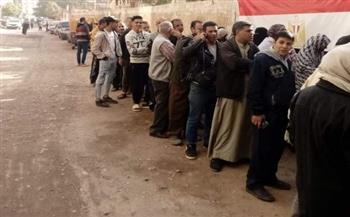   اقبال المواطنين للإدلاء بأصواتهم لليوم الثاني في حي المرج