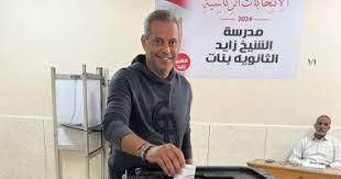   من الشيخ زايد .. هاني رمزي يدلي بصوته في انتخابات الرئاسة 