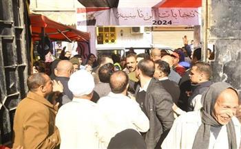 حشود كبيرة من مواطني مدينة الحوامدية للإدلاء بأصواتهم في الانتخابات الرئاسية