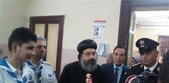   أسقف عام كنائس عين شمس يصوت في انتخابات الرئاسة: «مشهد حضاري»