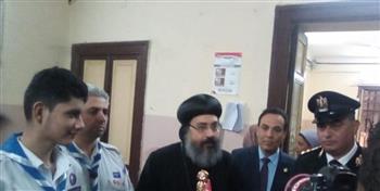   أسقف عام كنائس عين شمس يصوت في انتخابات الرئاسة: «مشهد حضاري»