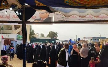   طوابير أمام لجان التصويت في شمال سيناء