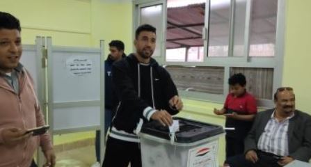 محمود تريزيجيه يدلي بصوته في الانتخابات الرئاسية