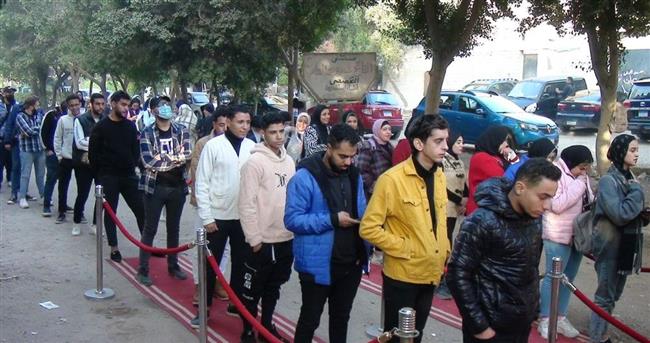 الشباب احلتوا الصفوف الأمامية.. إقبال كثيف بـ البساتين للتصويت فى الانتخابات الرئاسية 