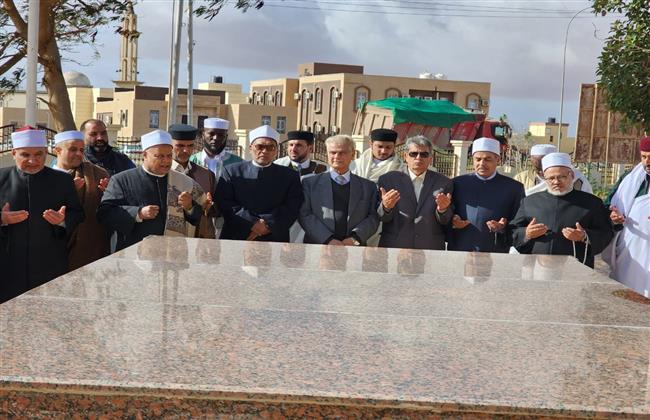 وفد من الأزهر يزور ضريح شيخ المجاهدين عمر المختار 