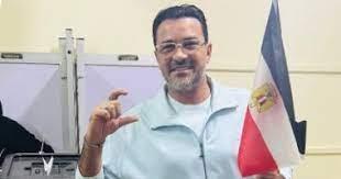 محمد رجب يدلي بصوته فى الانتخابات الرئاسية