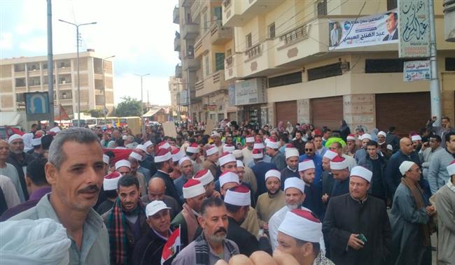 انطلاق أكبر مسيرة حاشدة للأهالي ببني سويف للمطالبة بالنزول والمشاركة في الانتخابات الرئاسية 