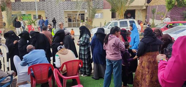 مواطنو الوادي الجديد يواصلون التوافد على اللجان للتصويت في الانتخابات الرئاسية